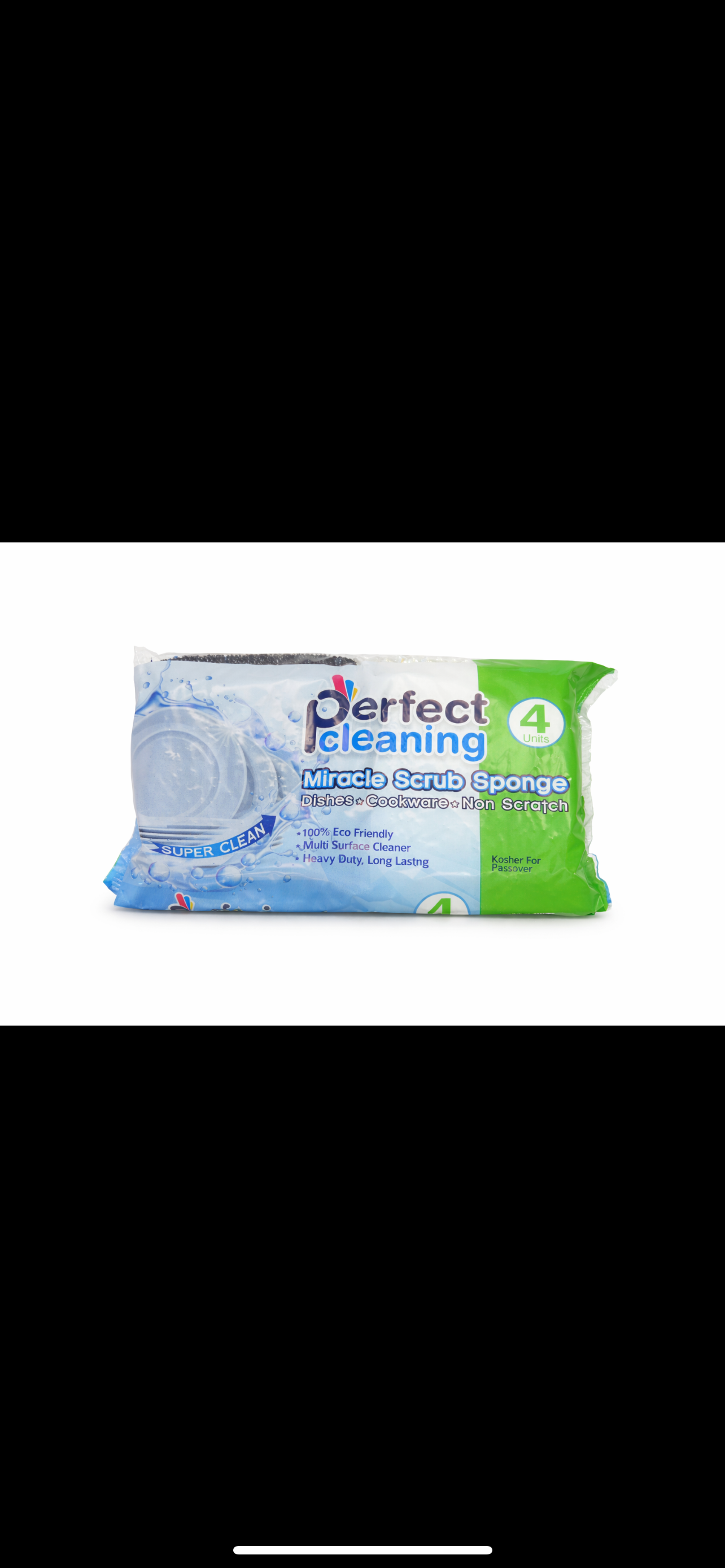 Perfect cleaning scrub sponges 4 pack 