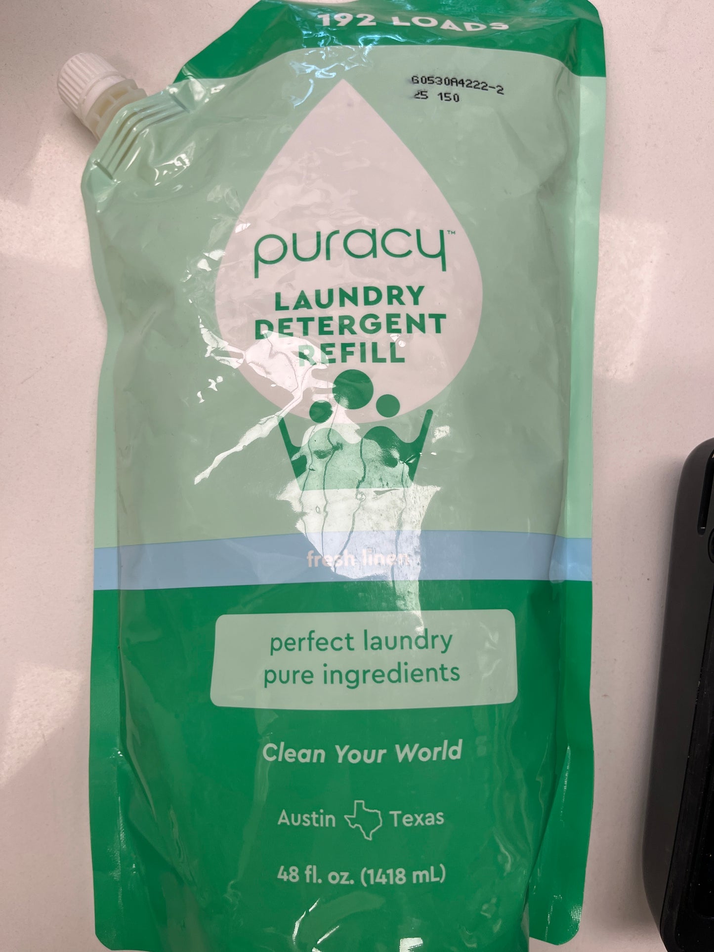Puracy laundry detergent refill