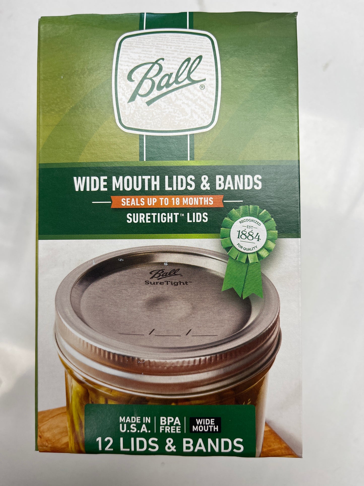 Wide Mouth Lids With Bands 12S