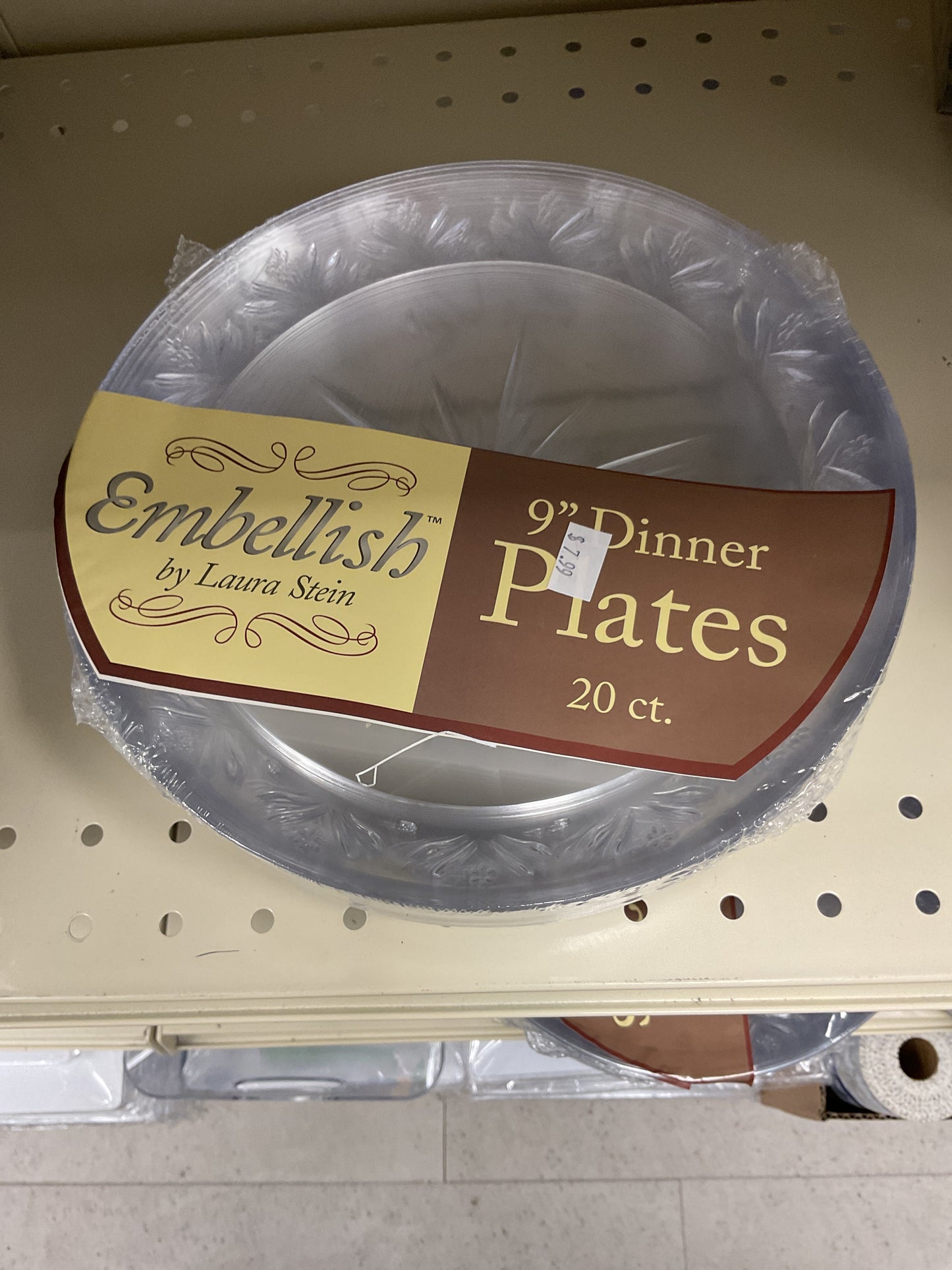 9 inch plates 20 count