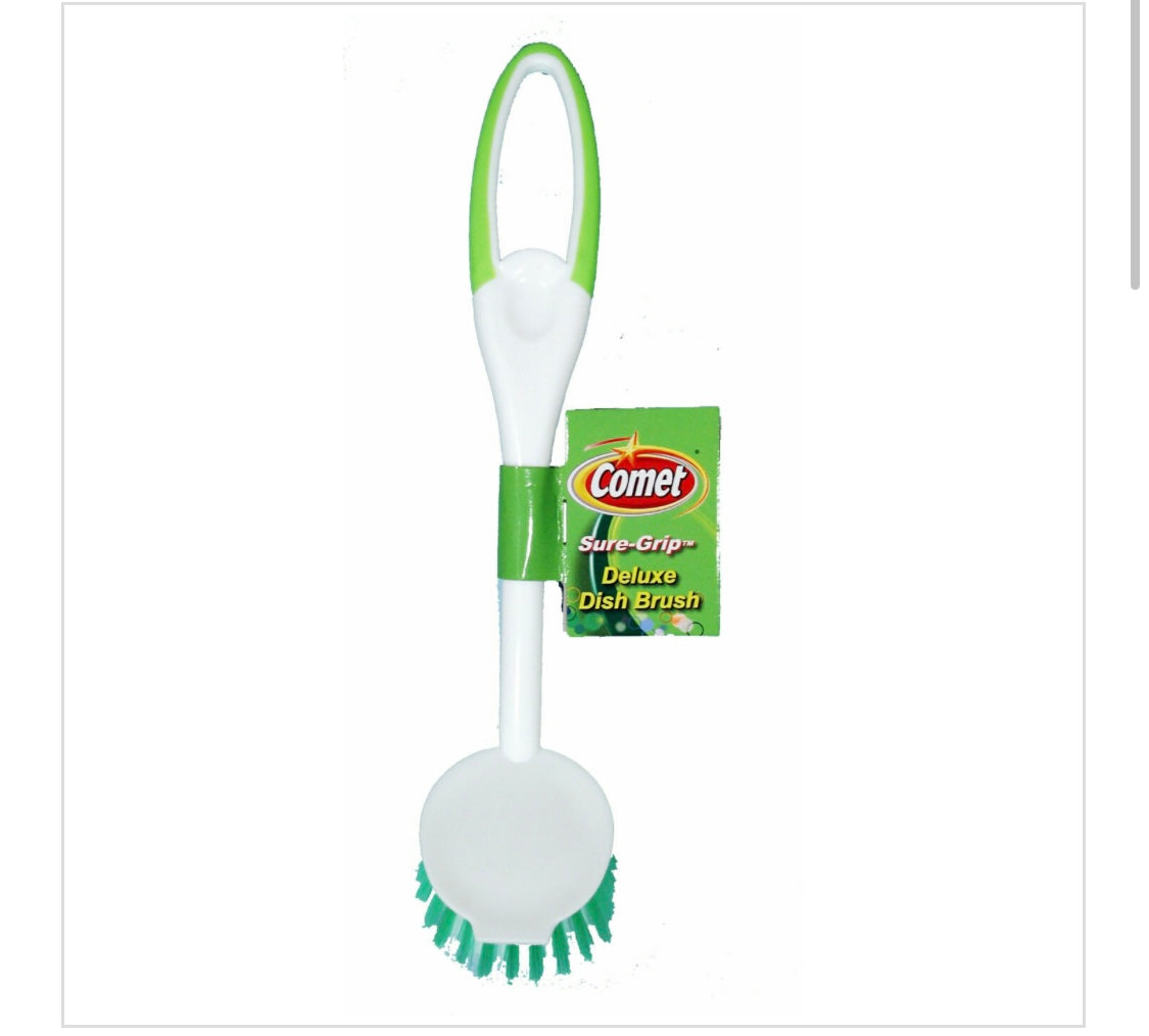 DISH/SINK BRUSH-“COMET” RND. w-GRIP