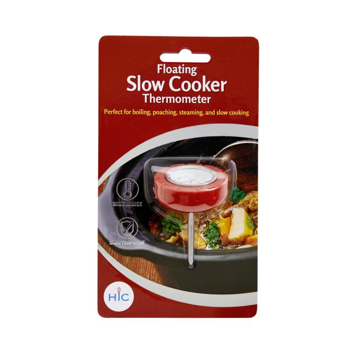 HIC Kitchen Roasting Waterproof Floating Slow Cooker Thermometer