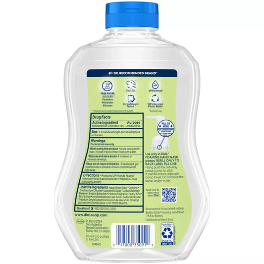 Dial Complete Foaming Hand Wash Soothing White Tea Refill - 30oz