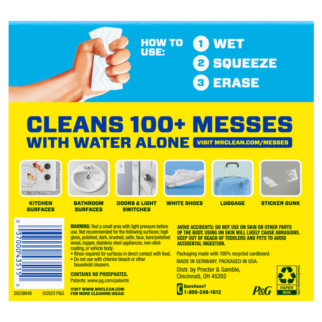 Mr. Clean Magic Eraser Cleaning Sponge - 2ct