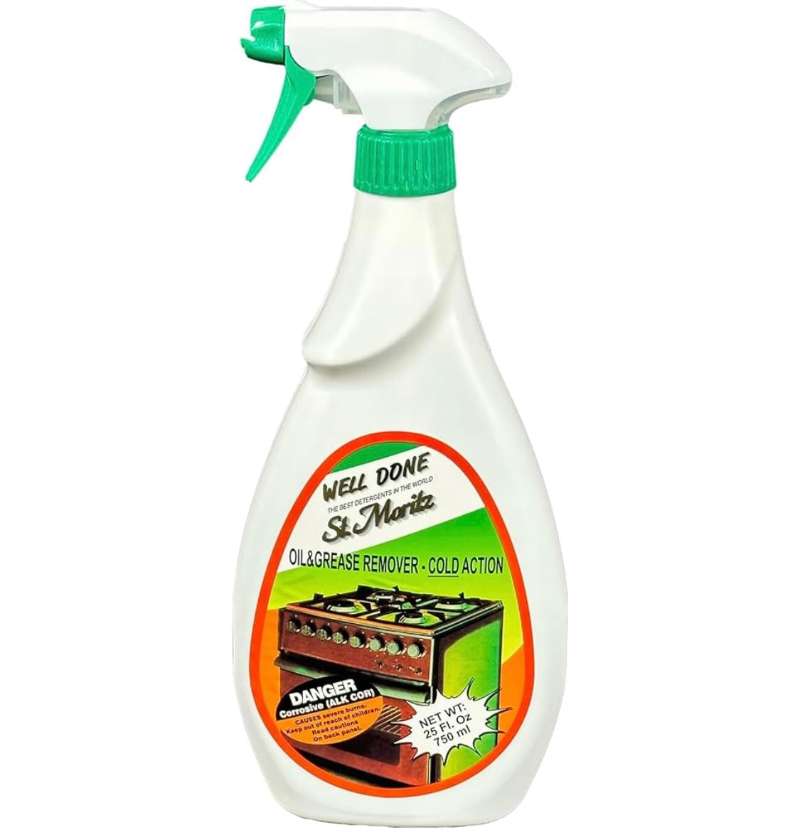 Well Done ST moritz oil, and grease remover 25oz