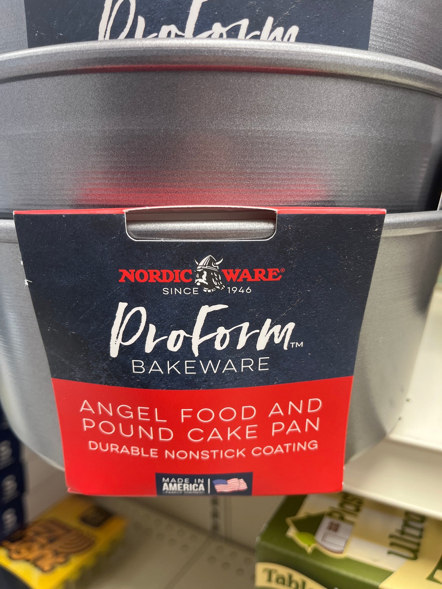 Pound cake pan nonstick coating