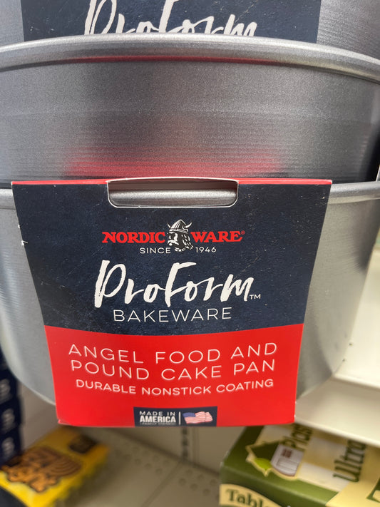 Pound cake pan nonstick coating