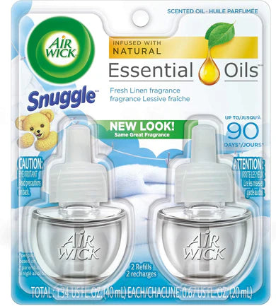 Air Wick Scented Oil - Twin Refill Fresh Linen - (2x0.67)oz
