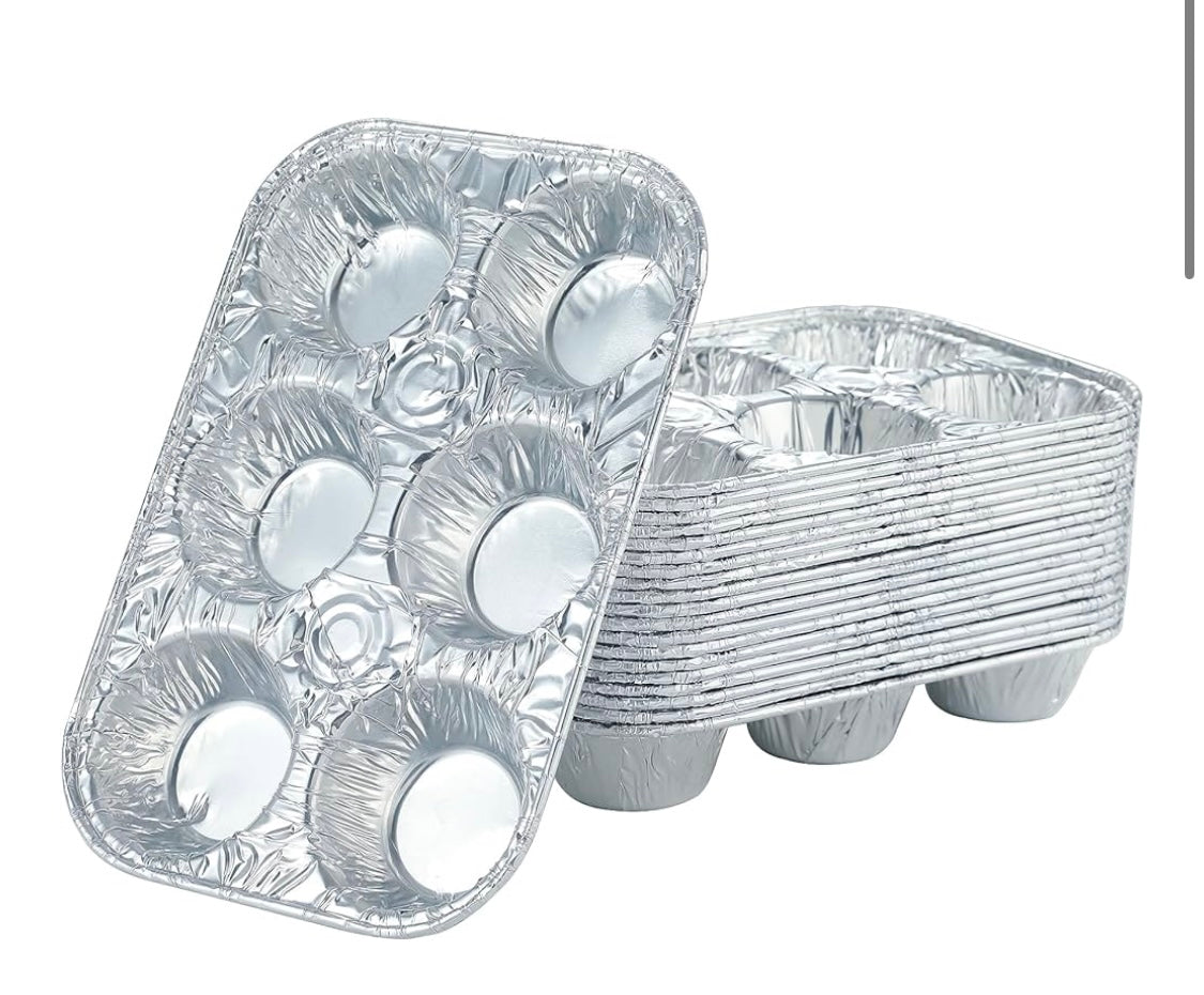 Aluminum Muffin tins pan 6 cavity