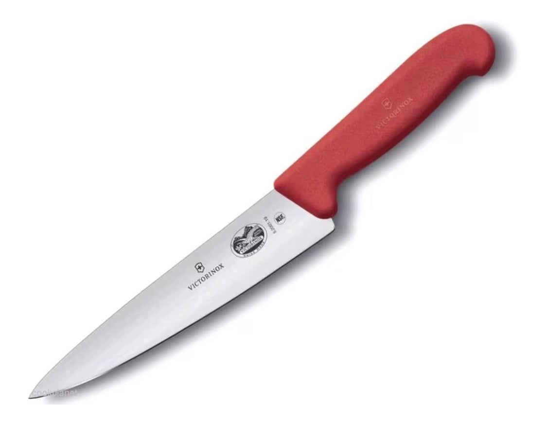Victorinox red straight edge, knife