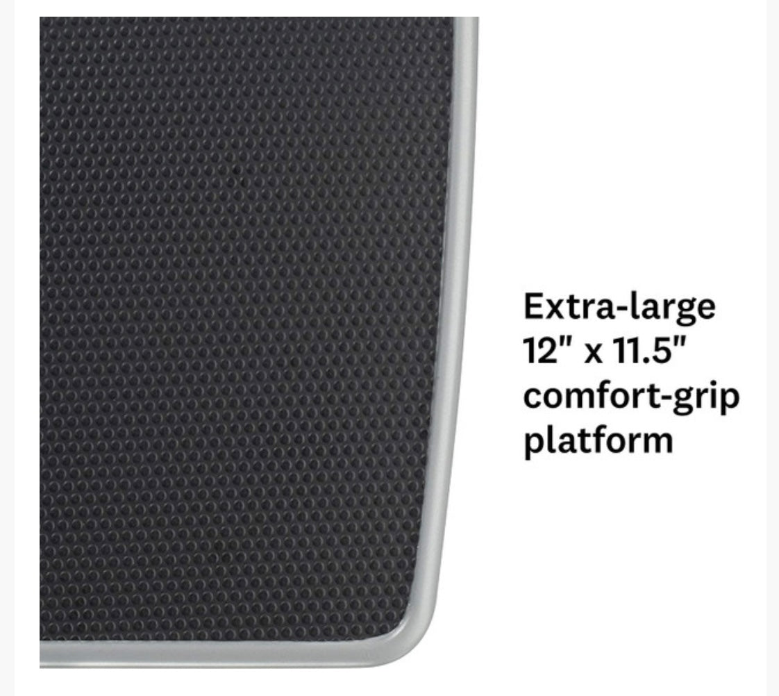 THINNER Extra-Large Dial Analog Precision Bathroom Scale, Analog Bath Scale - Measures Weight Up to 330 lbs.
