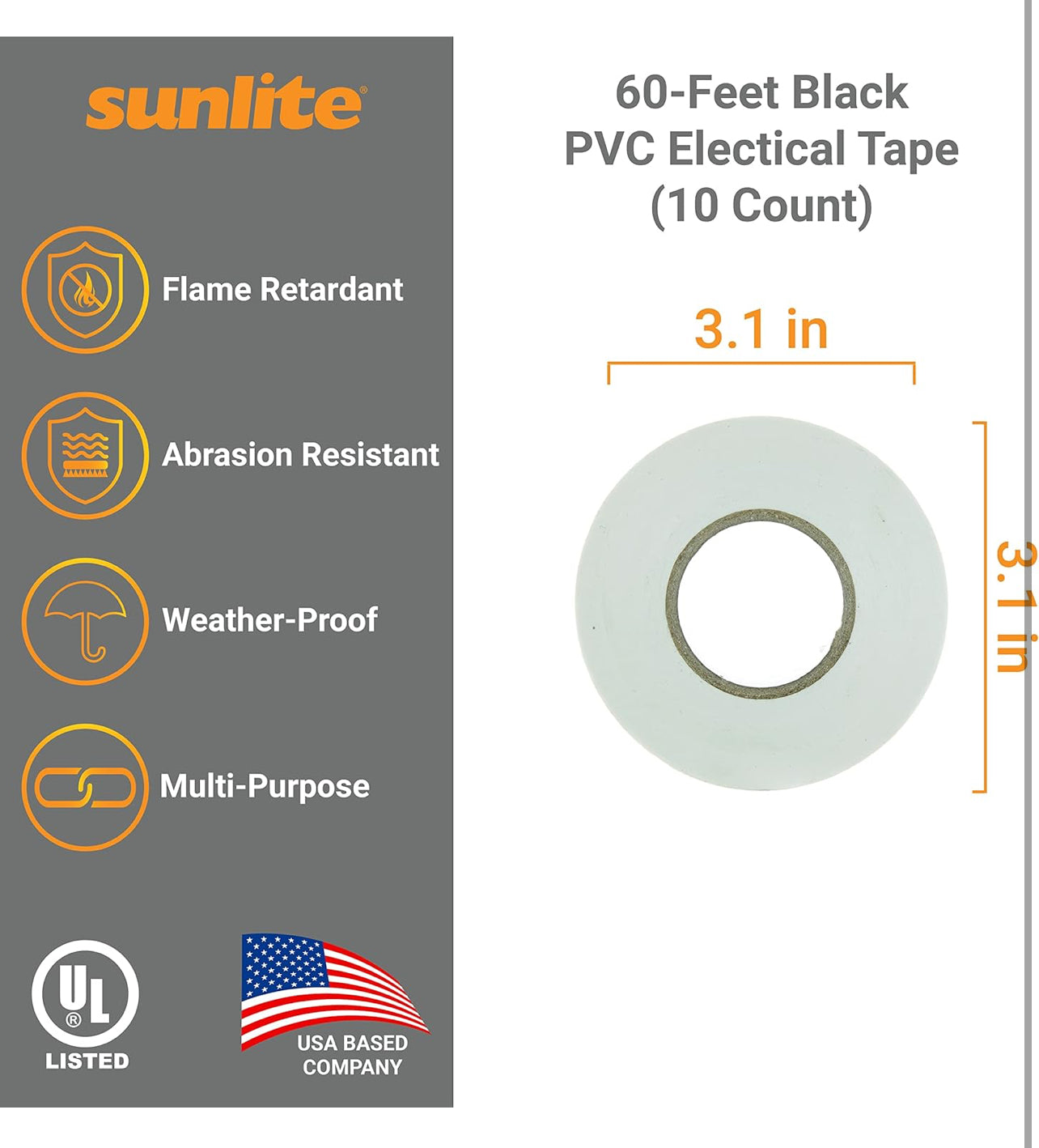 Electric tape white 