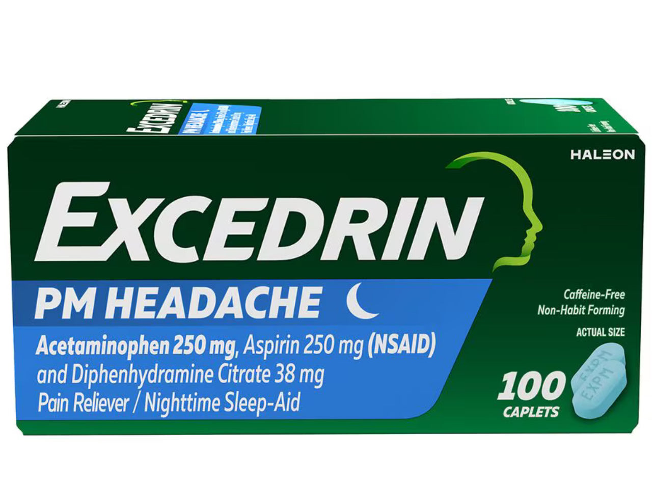 Excedrin PM Headache 100 Caplets
