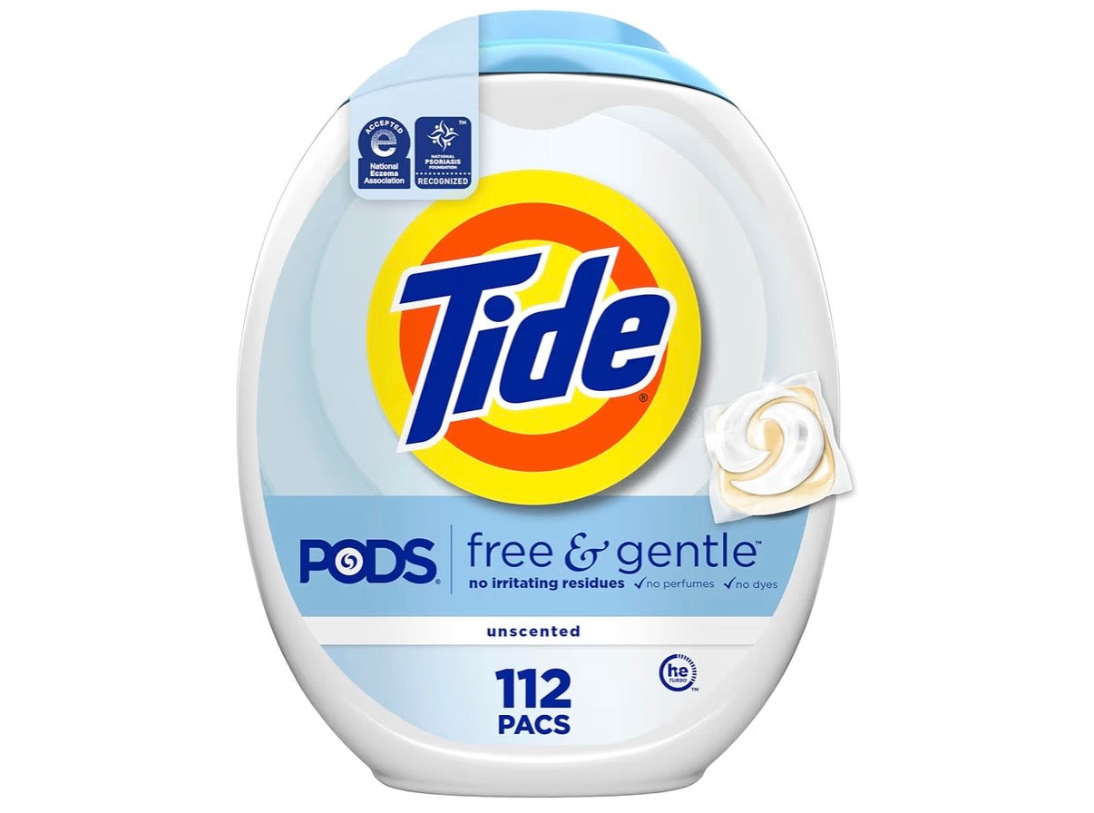Tide Free & Gentle Pods 112 packs