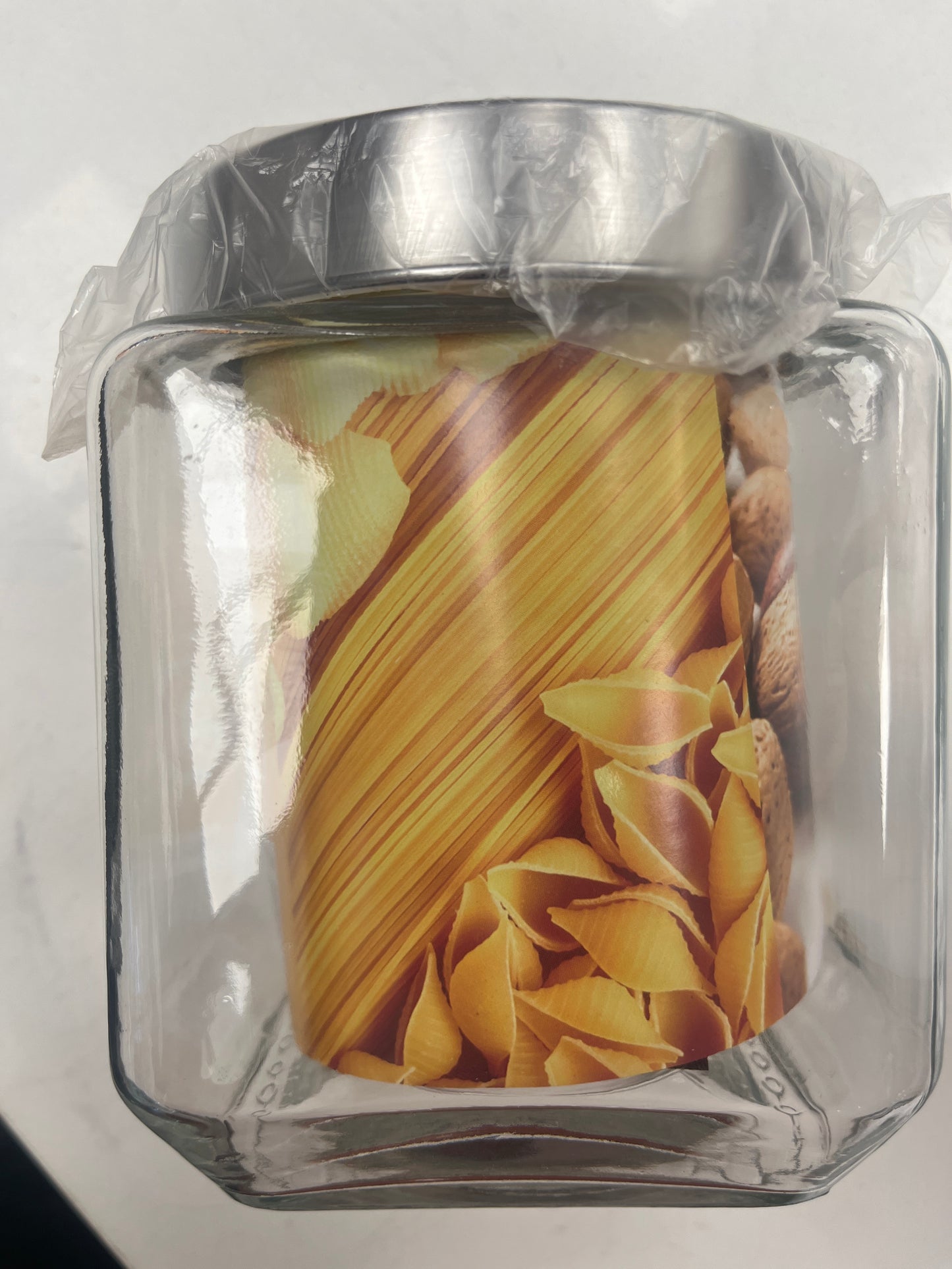 SQUARE GLASS jar