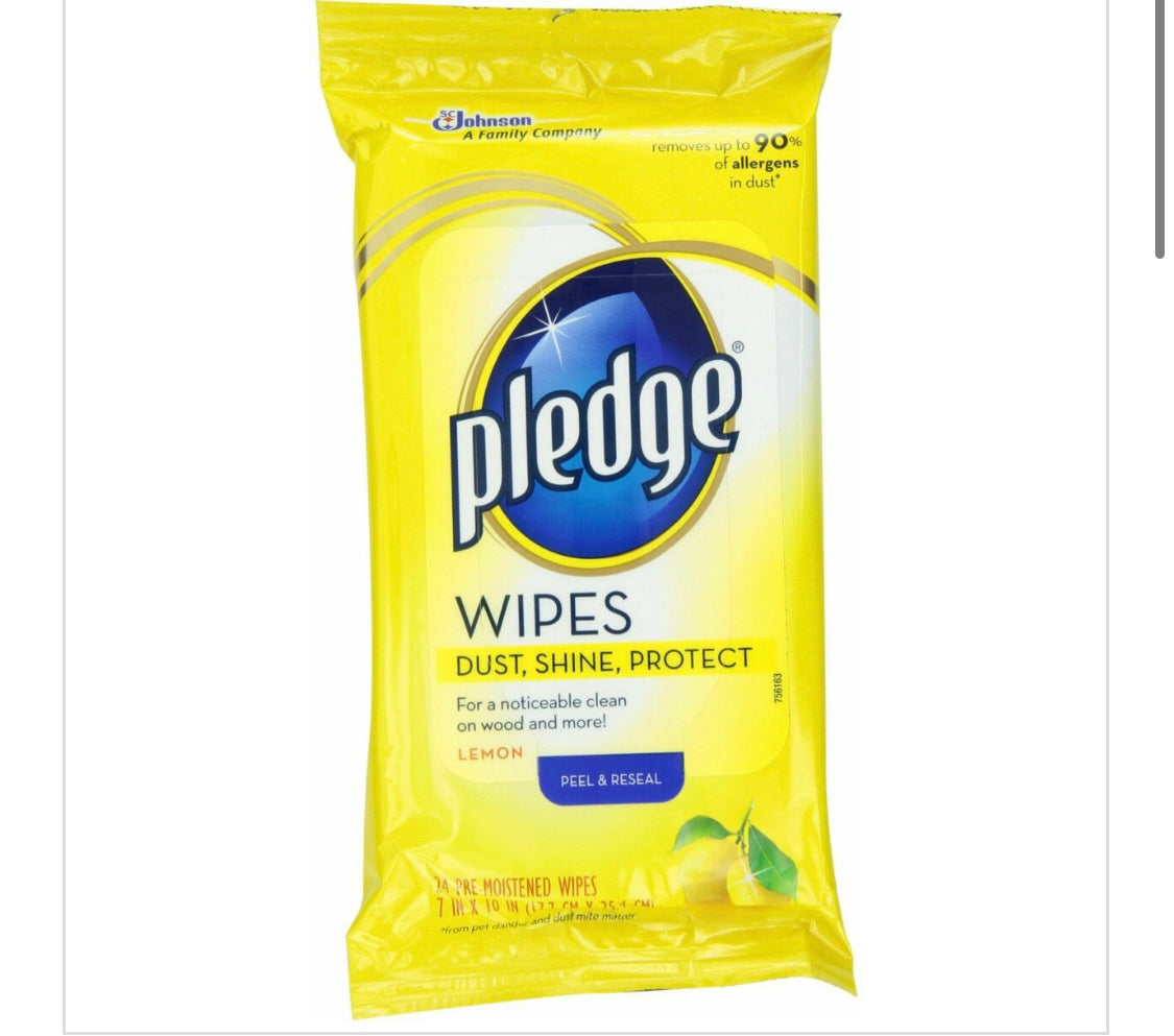 PLEDGE WIPES -LEMON-24 WIPES
