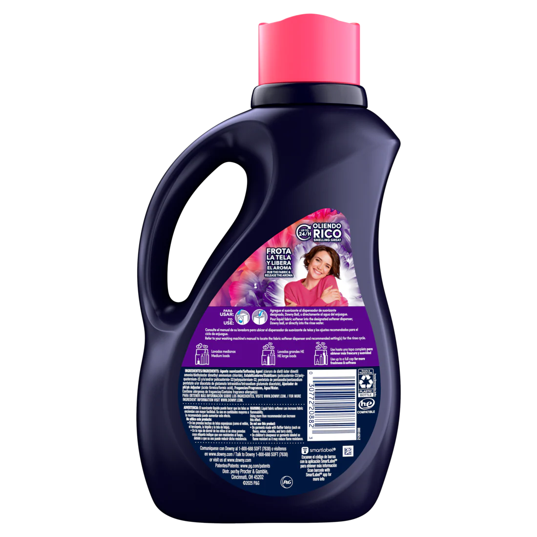 Downy Intense Fabric Softener Liquid Floral Scent 105 loads In-Wash Liquid Fabric Softener and Laundry Conditioner - 77oz