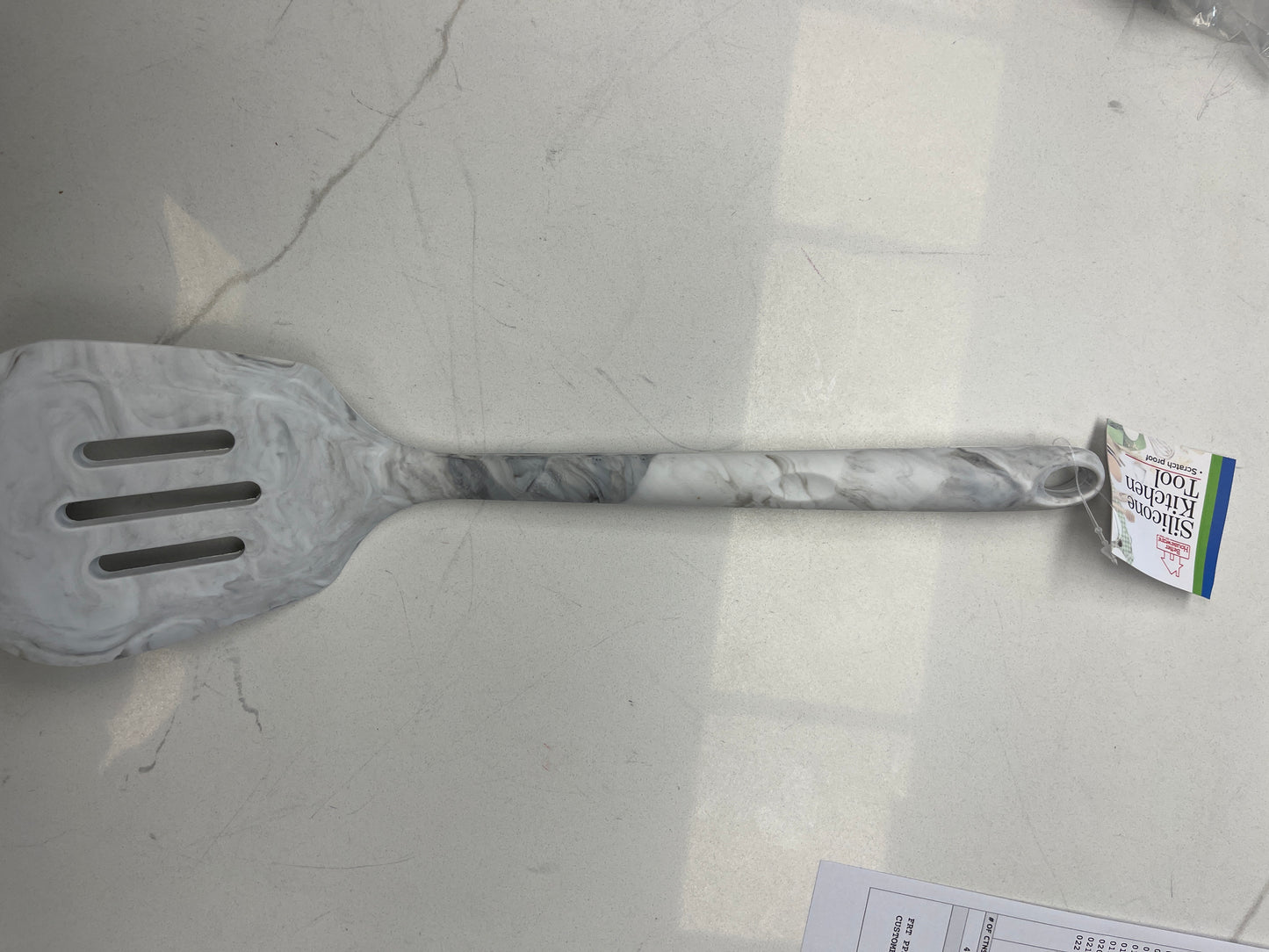Silicone white spatula