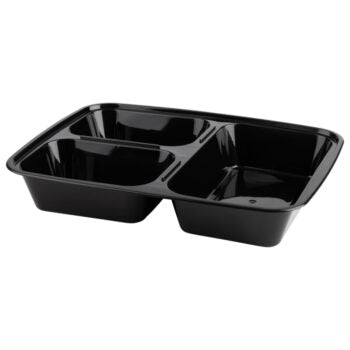 Bento 32oz 3 Compartment Lunch Boxes (4 Count)