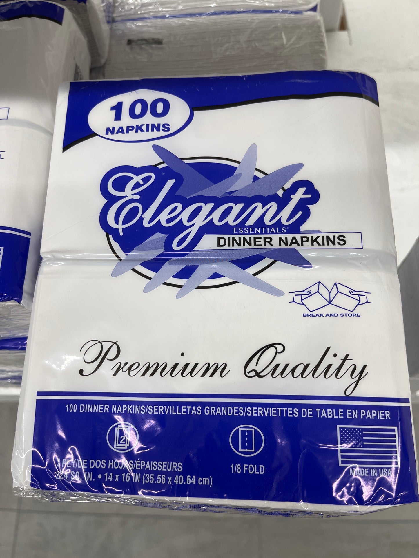 Elegant Dinner Napkins 100ct