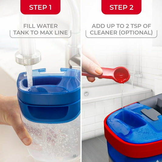 O-Cedar H2 Pro flat mop system