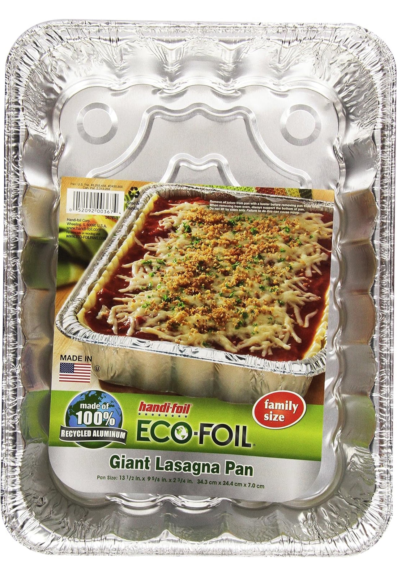  Lasagna pan giant 13x9 