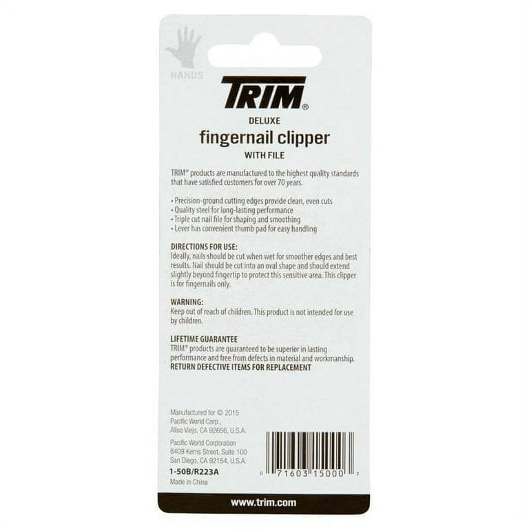 Fingernail clipper deluxe 