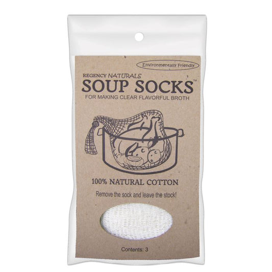 Regency Natural Cotton Soup Sock, Set of 2