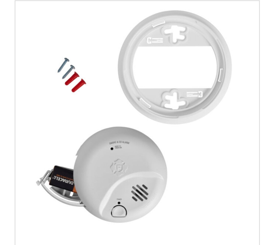 BRK DETECTOR-CARBON/SMOKE COMBO 9v BOXE