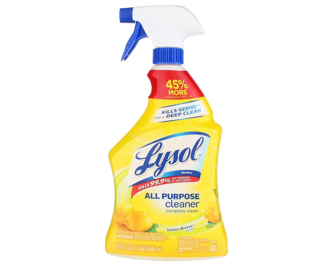 Lysol All Purpose Cleaner, Lemon Breeze, 32 oz
