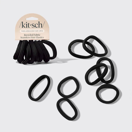 Kit.sch/ thick, long curly hair hair ties 8pk