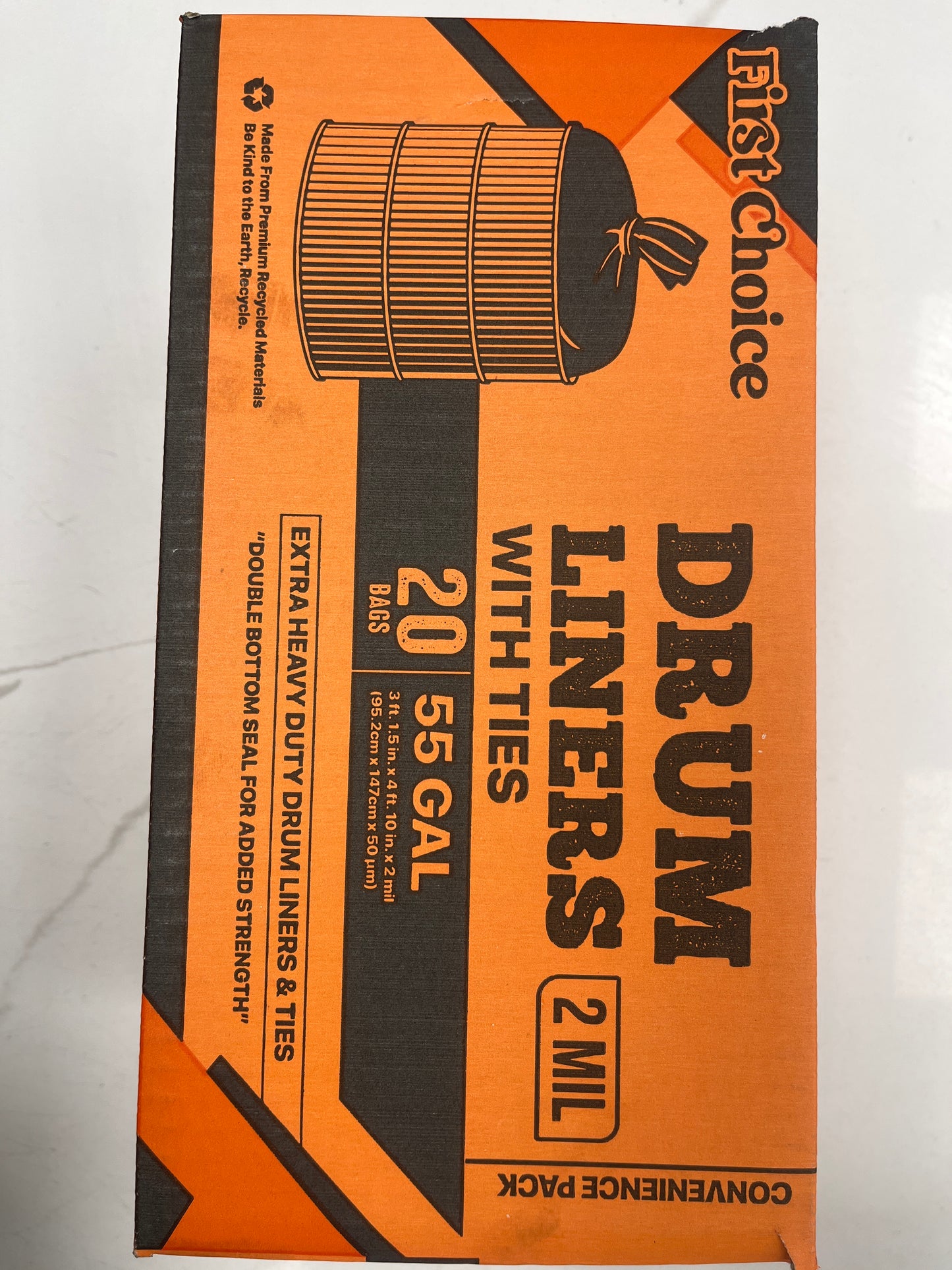  Drum liner 55 gallon bags 20 pack 