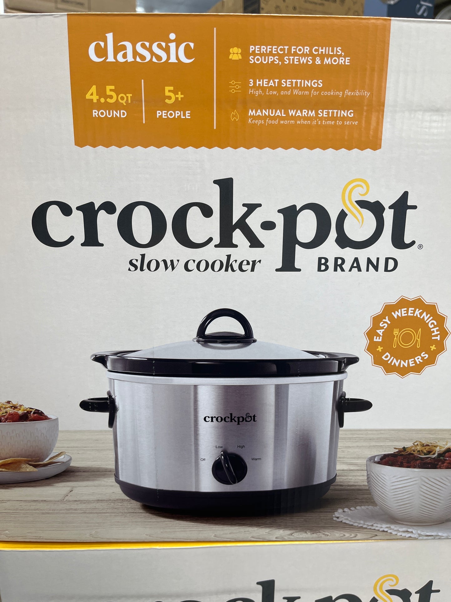 Crockpot, slow cooker 4.5 Q