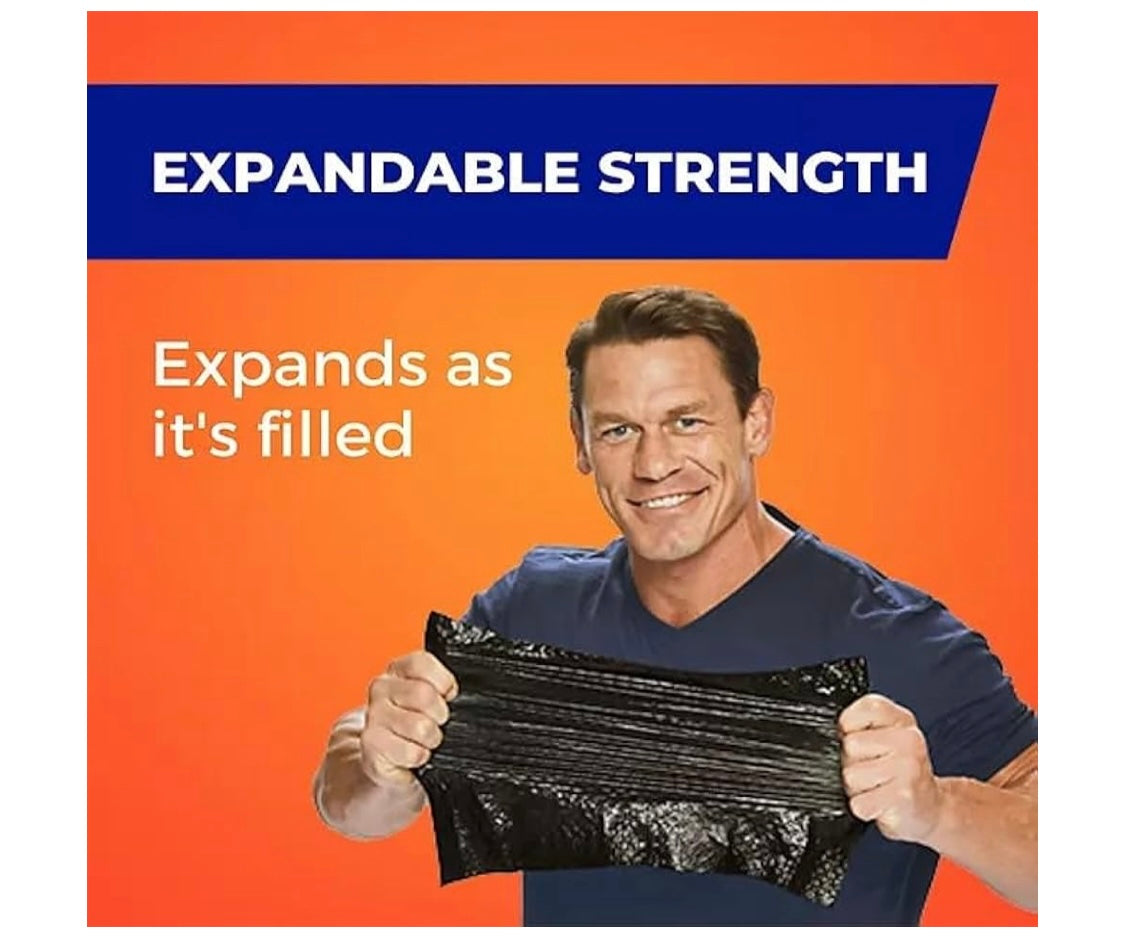 Heftyy Ultra Strong Trash Can Liners, 33 Gallon, 90 Count, Heavy Duty