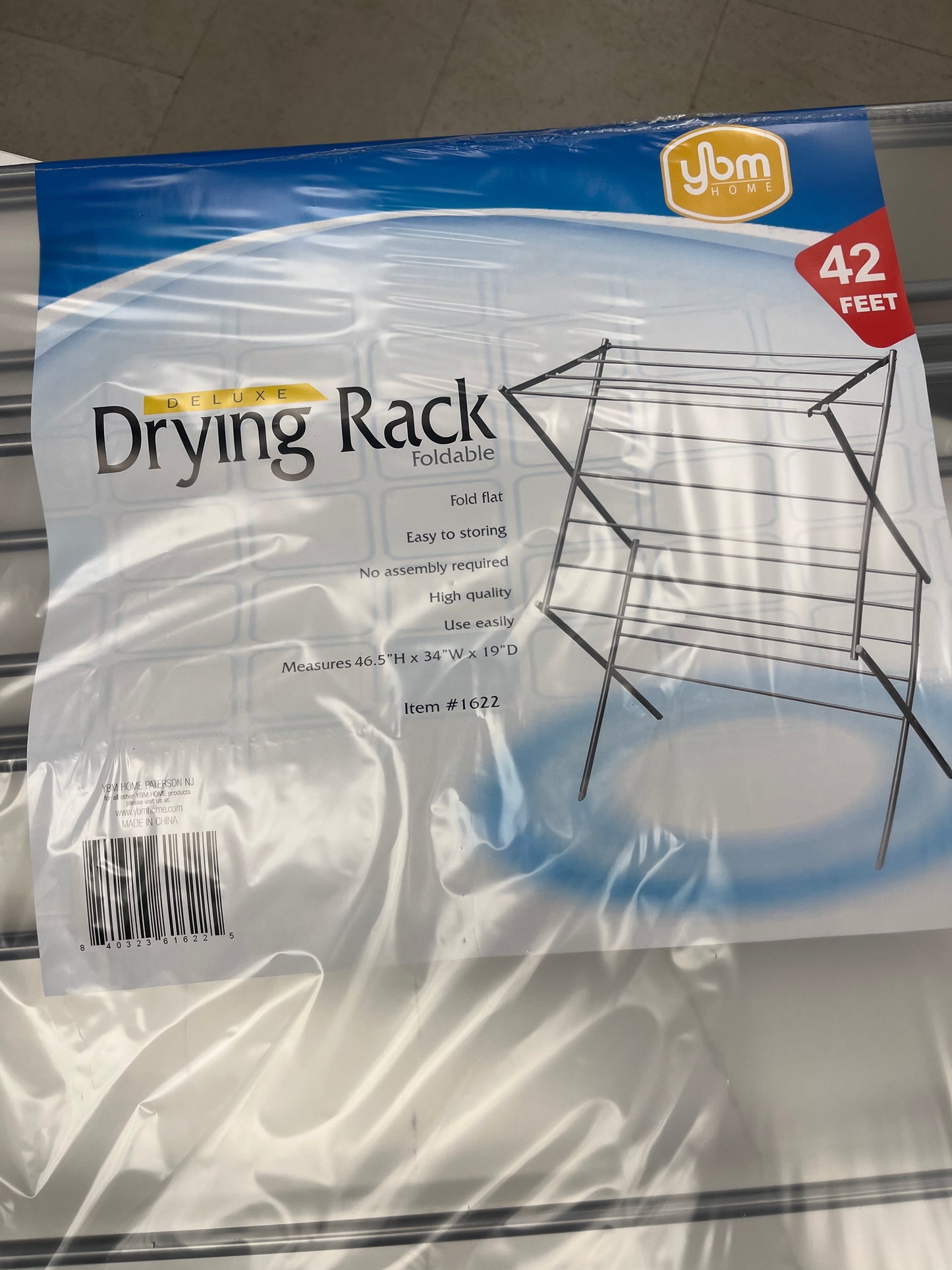 Deluxe Drying Rack 36 ft. 46 x 5 34 x 19.