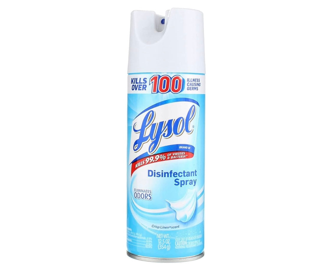 Lysol disinfectant spray 12oz Crisp Linen