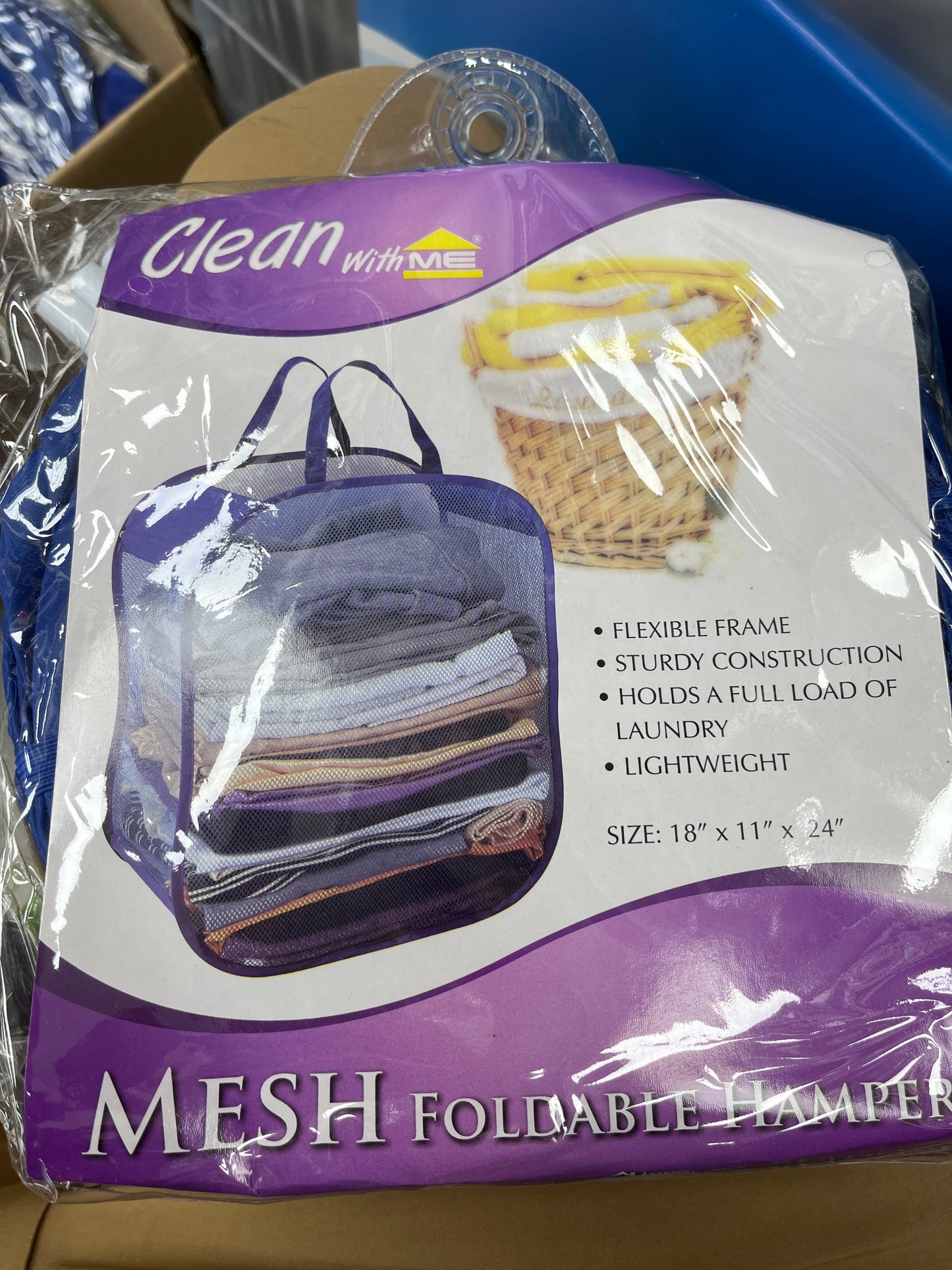 Mesh Foldable Hamper