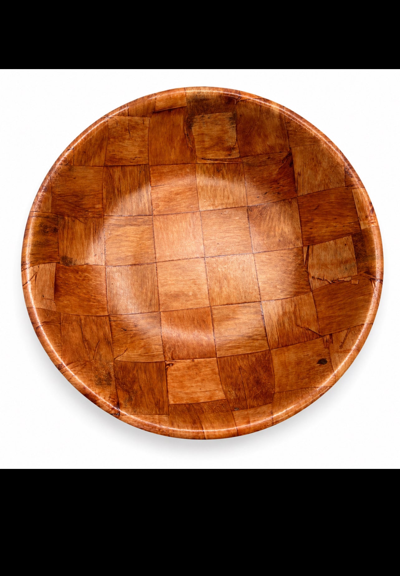 Wood mixing bowl 16” 