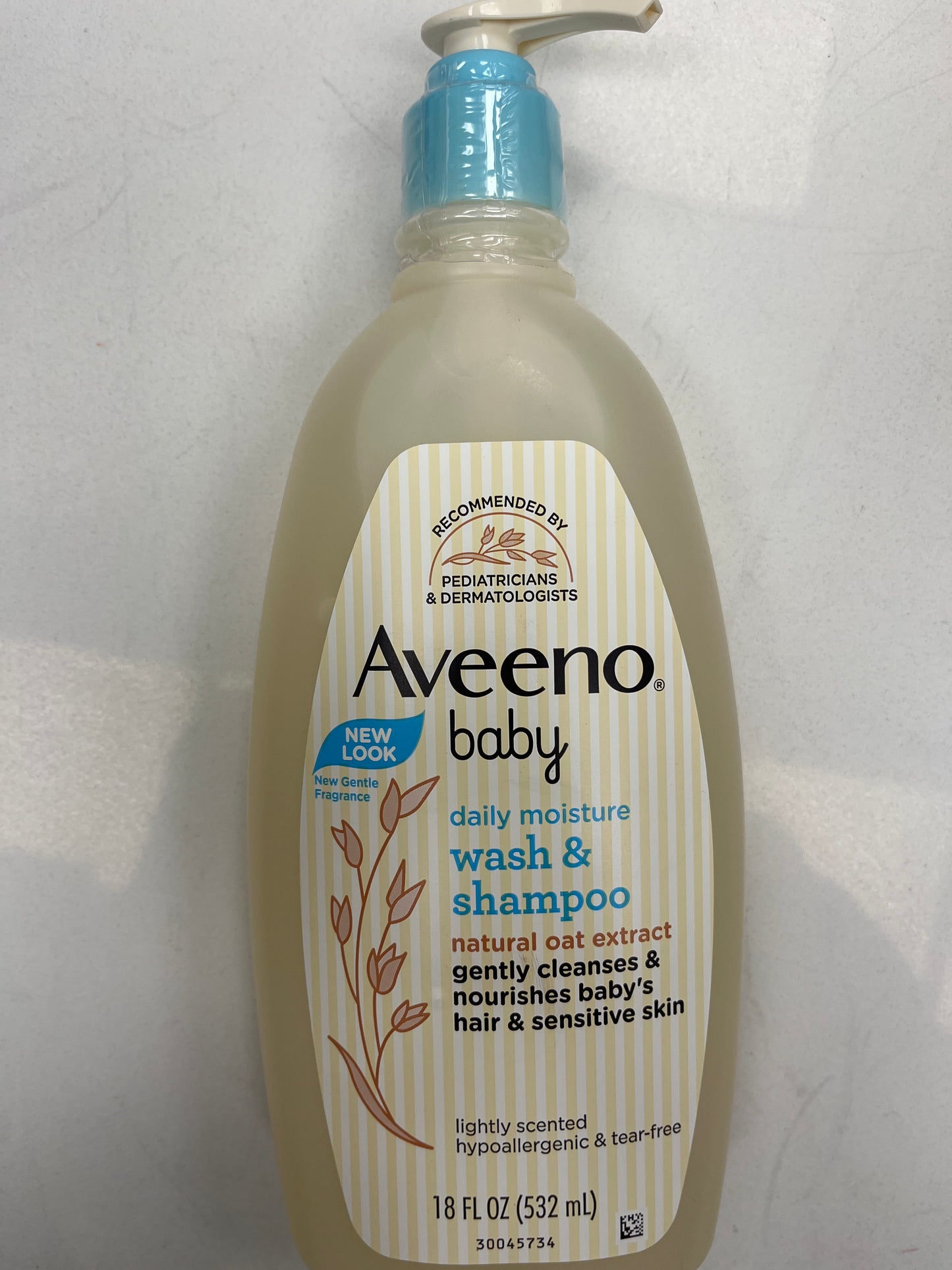 Aveeno baby Wash/Shampoo 18 oz. Pump