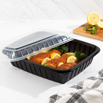 9″ x 13″ Plastic Containers and Lids Combo (3 Count)