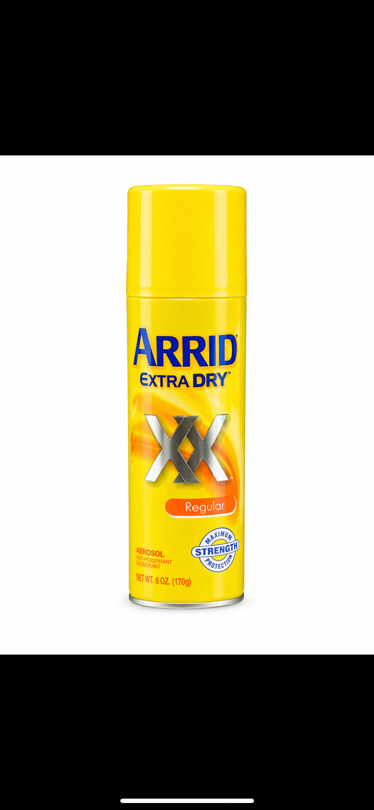 Arrid deodorant Extra Dry Regular 6oz