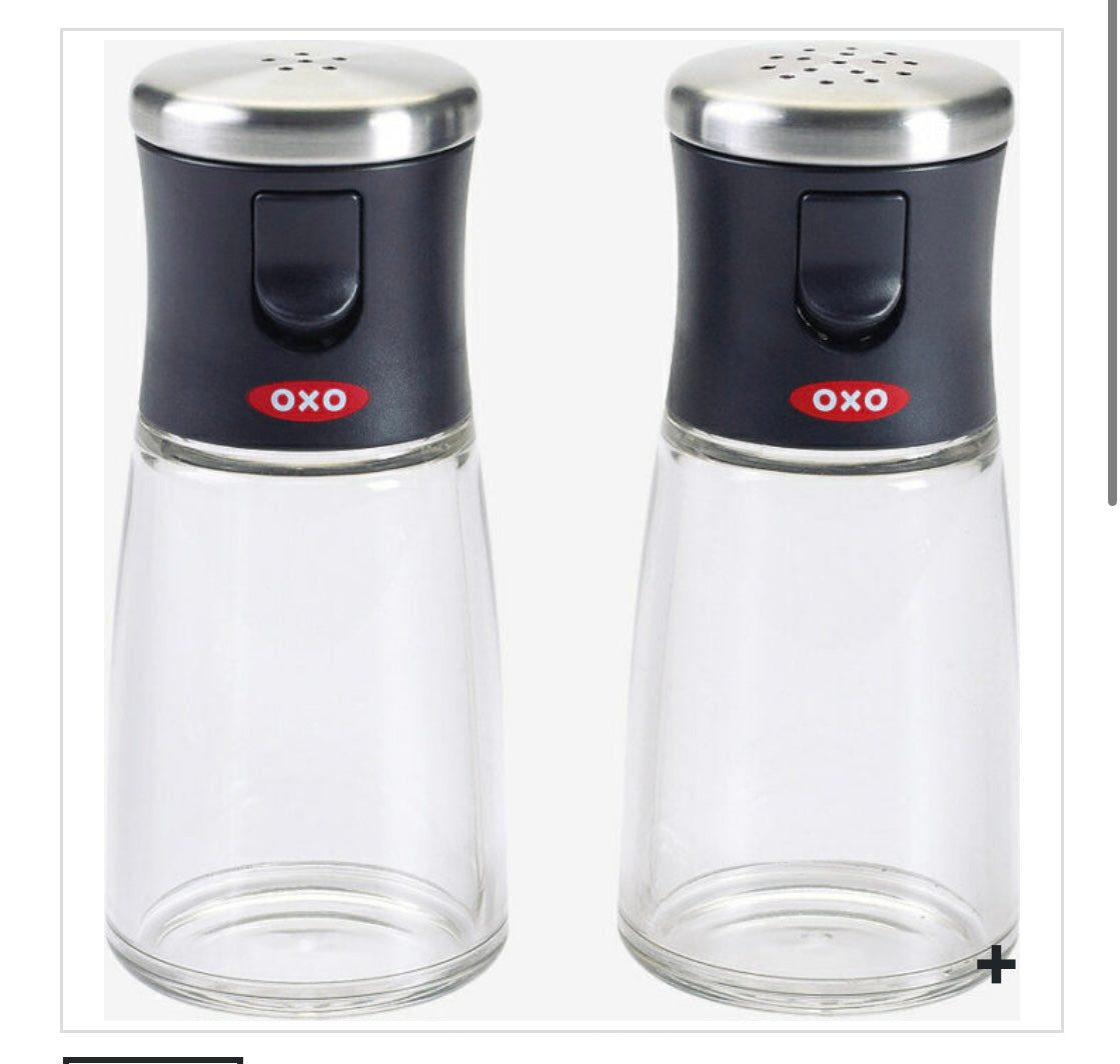 Oxo salt and pepper shaker set 
