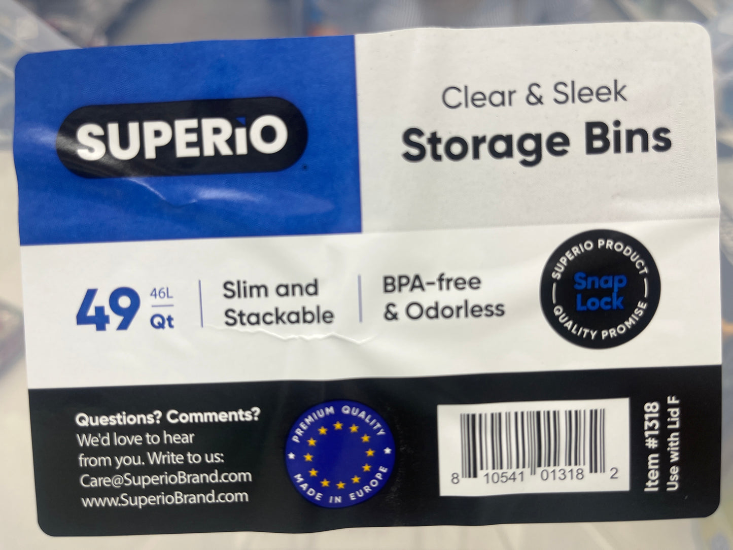 Storage container bin 49Q