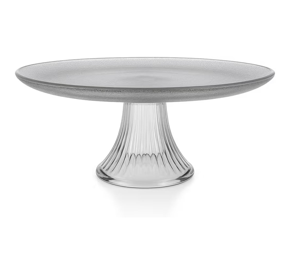 Anchor Hocking Monaco Cake Set, STD, Crystal