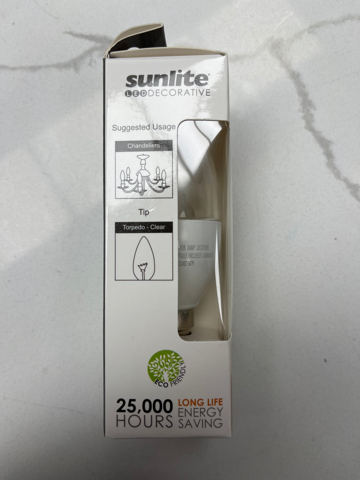 E14 European base chandelier bulb LED 2700K