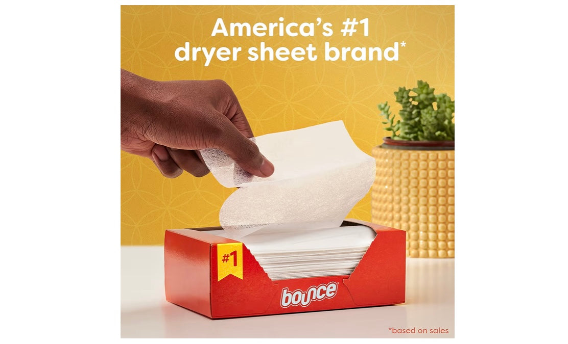 Bounce Fabric Softener Dryer Sheets, Outdoor Fresh Scent, 34 Count