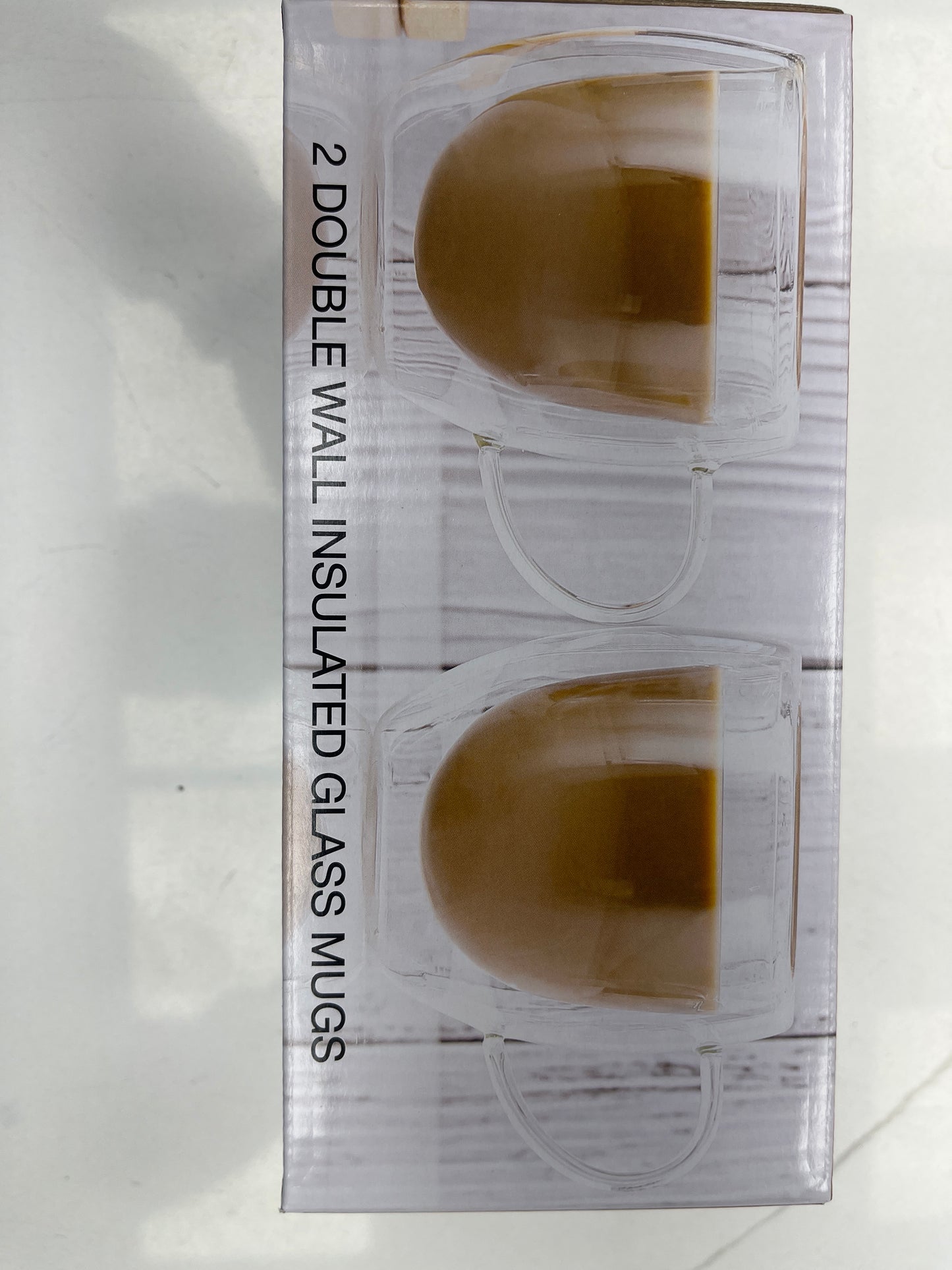 Double insulated glass cups