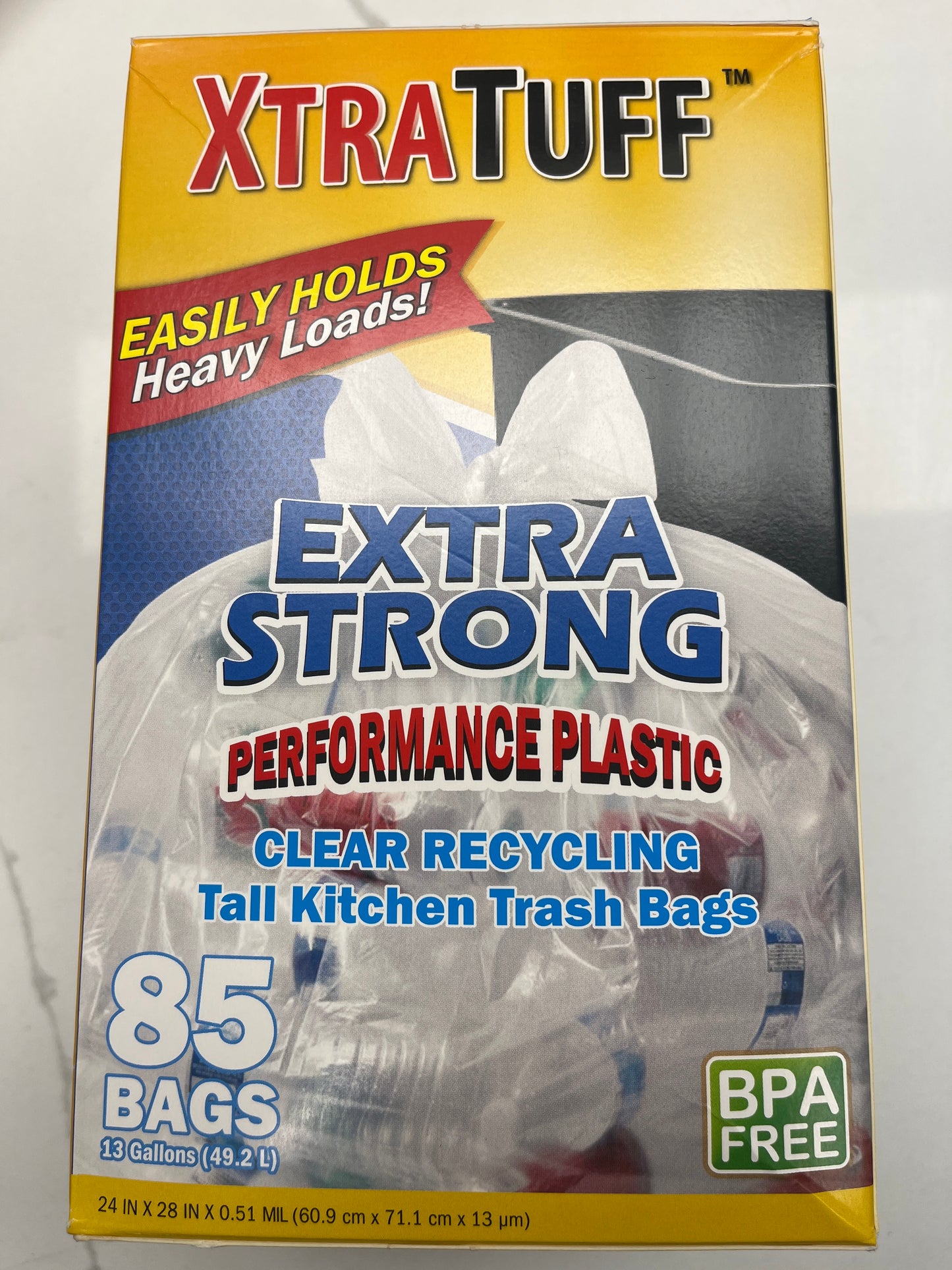 Clear recycling bags 85 bags