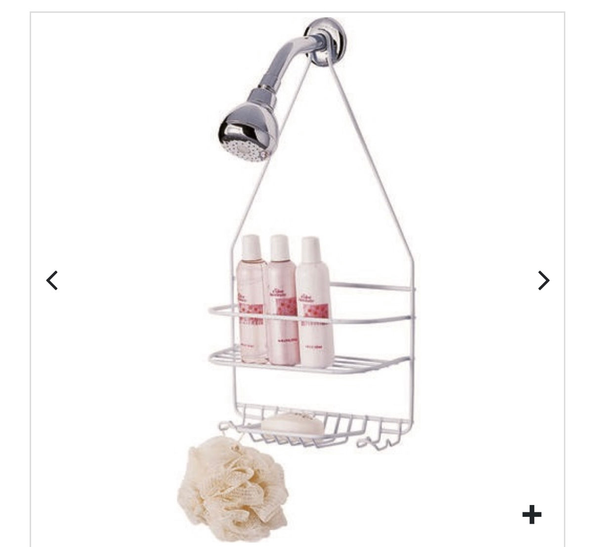 SHOWER CADDY-WIRE-WHITE KENNEDY
