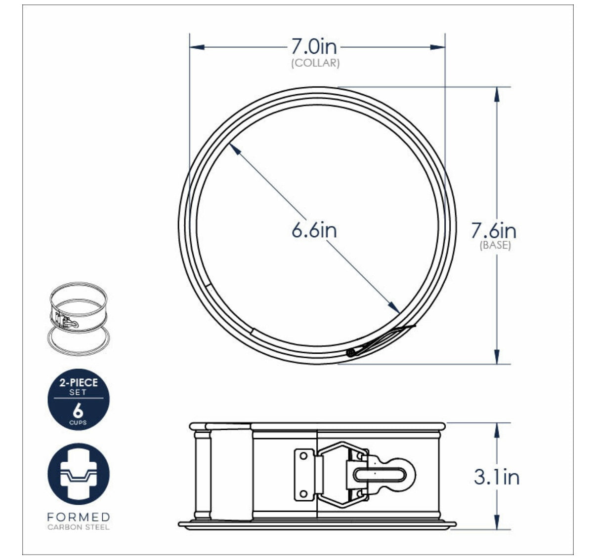 7” Springform Pan